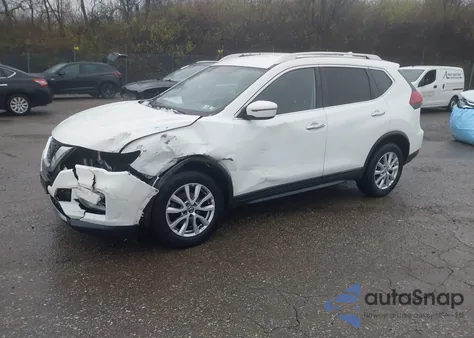 2018 Nissan Rogue Sv из США, поврежденный, VIN KNMAT2MV2JP593687